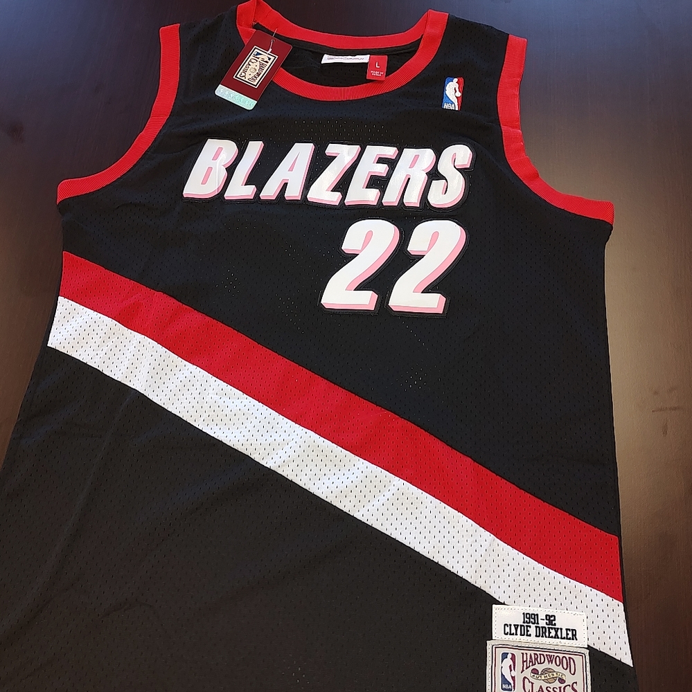 Clyde drexler Portland trail blazers Jersey